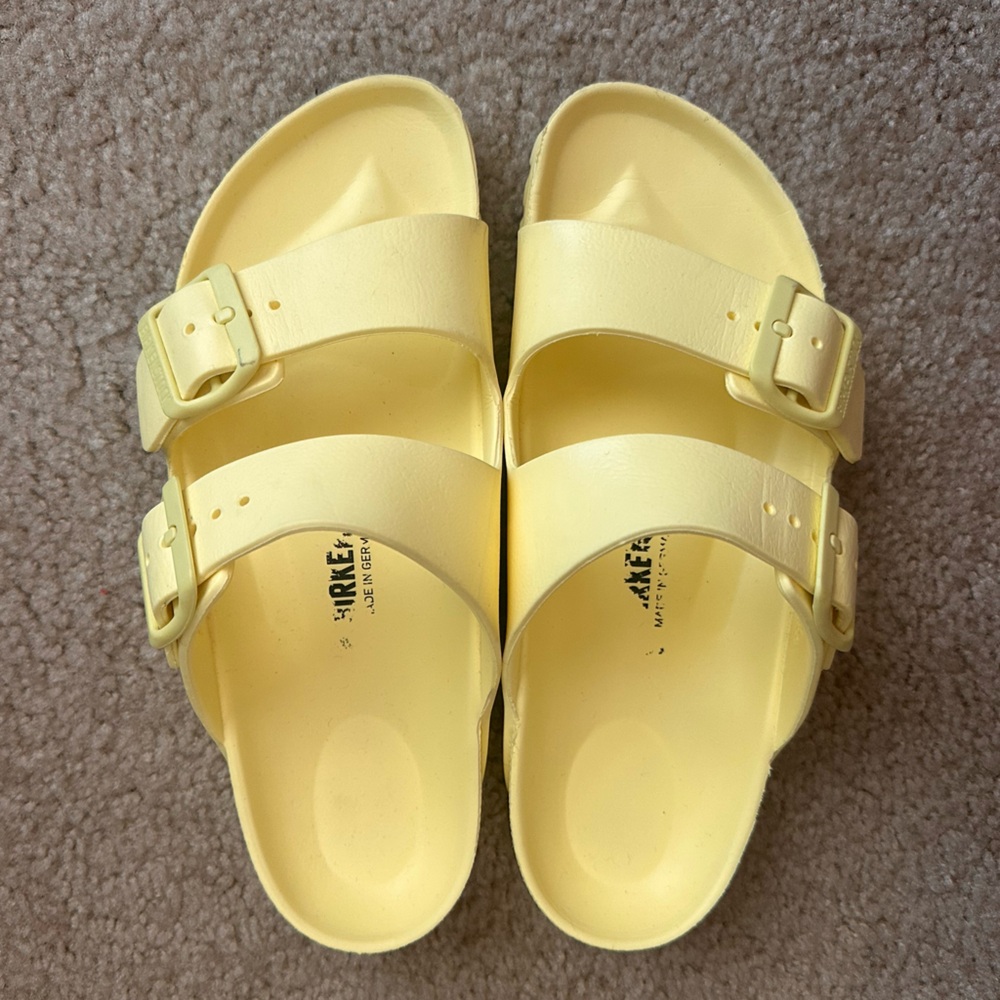 Birkenstock Arizona Essential EVA sandal yellow |Size 37|